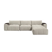 9155TP*41L1ROT (4)4-Piece Modular Sectional with Ottoman - 9155TP*41L1ROT