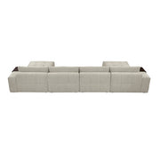 9155TP*61L1R2OT (6)6-Piece Modular Sectional with Two Ottomans - 9155TP*61L1R2OT