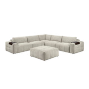 9155TP*61L1ROT (6)6-Piece Modular Sectional with Ottoman - 9155TP*61L1ROT