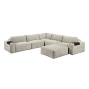 9155TP*61L1ROT (6)6-Piece Modular Sectional with Ottoman - 9155TP*61L1ROT
