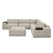 9155TP*61L1ROT (6)6-Piece Modular Sectional with Ottoman - 9155TP*61L1ROT