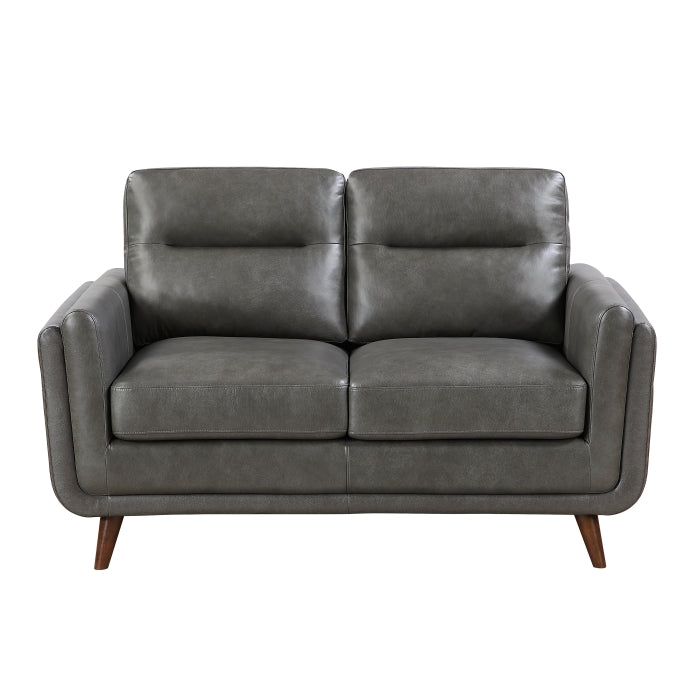 9169DGY*2 2pc Set: Sofa, Love - 9169DGY*2