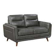 9169DGY*2 2pc Set: Sofa, Love - 9169DGY*2