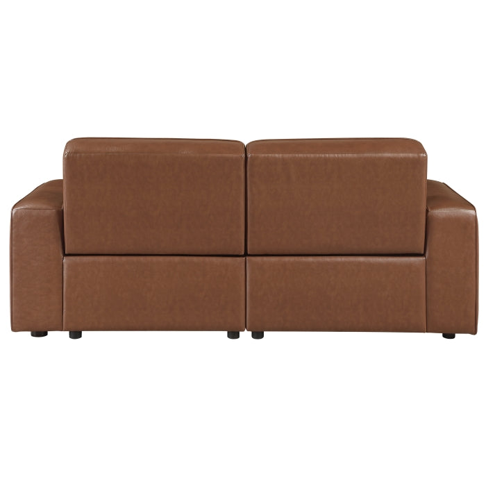 9170BRW-2PW* (2)Power Double Reclining Love Seat - 9170BRW-2PW*