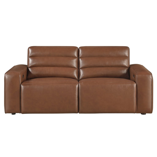 9170BRW-2PW* (2)Power Double Reclining Love Seat - 9170BRW-2PW*
