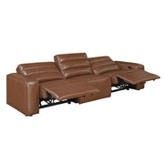 9170BRW-3PW* (3)Power Double Reclining Sofa - 9170BRW-3PW*