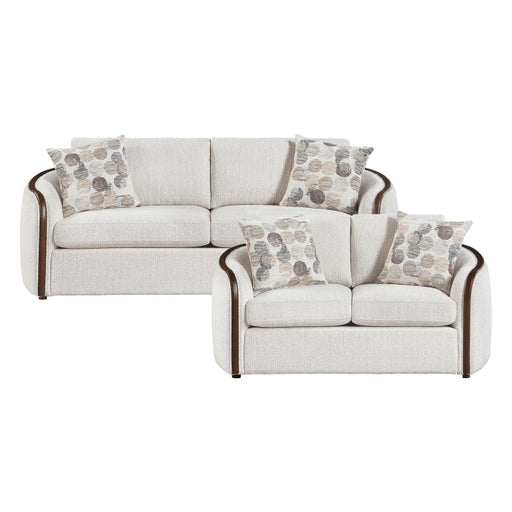 9177WABEG*2 2pc Set: Sofa, Love - 9177WABEG*2