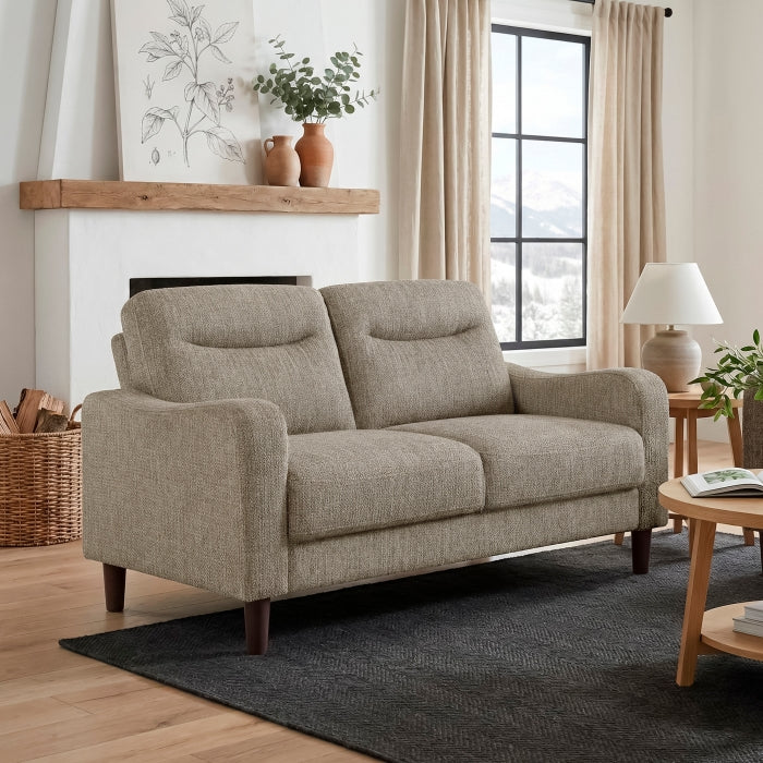 9180BRW-2 Love Seat - 9180BRW-2