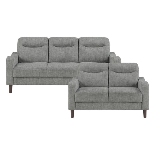 9180GRY*2 2pc Set: Sofa, Love - 9180GRY*2