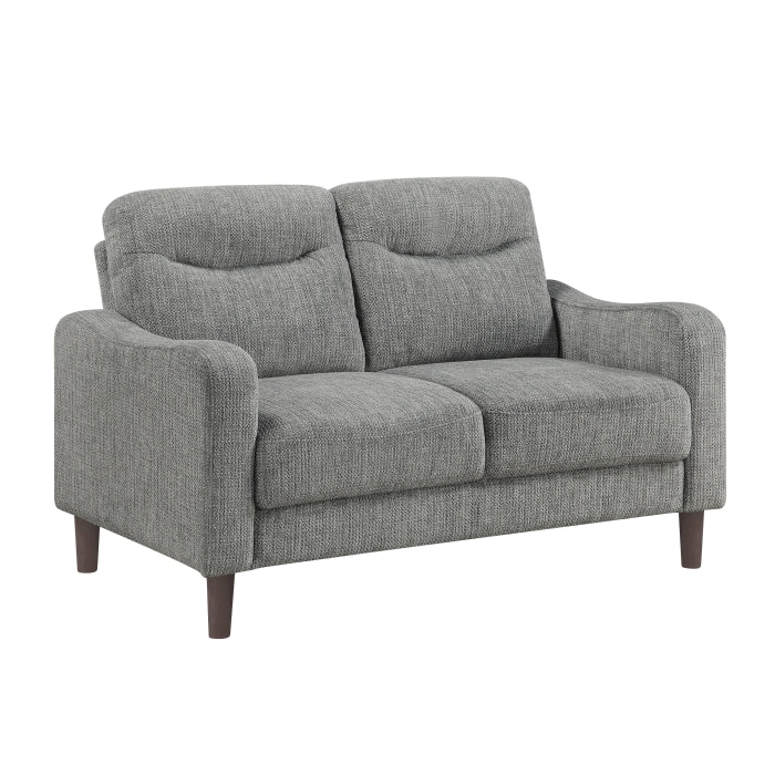 9180GRY*2 2pc Set: Sofa, Love - 9180GRY*2