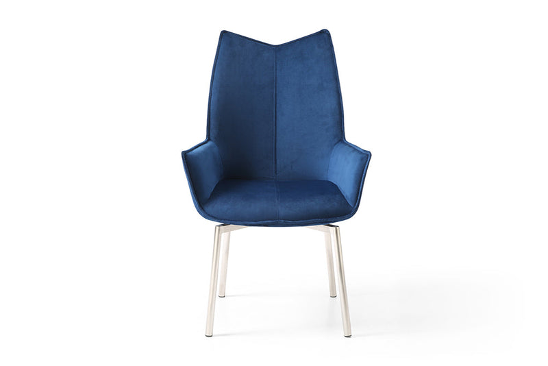 9188 Table with 1218 swivel blue chairs SET - p12718