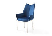 9188 Table with 1218 swivel blue chairs SET - p12718