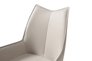 9188 Table with 1218 swivel grey taupe chairs SET - p12723