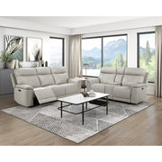 9199TPE-3PWH Power Double Reclining Sofa with Power Headrest - 9199TPE-3PWH