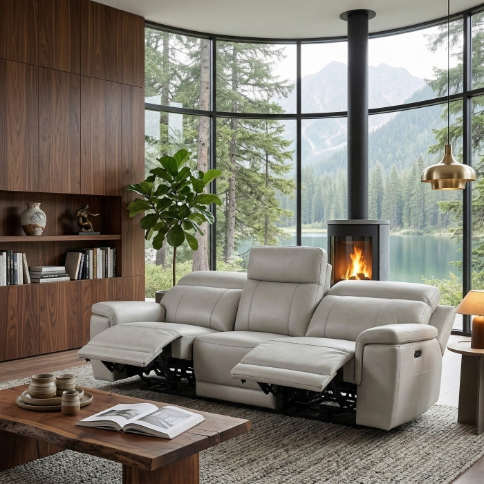 9199TPE-3PWH Power Double Reclining Sofa with Power Headrest - 9199TPE-3PWH
