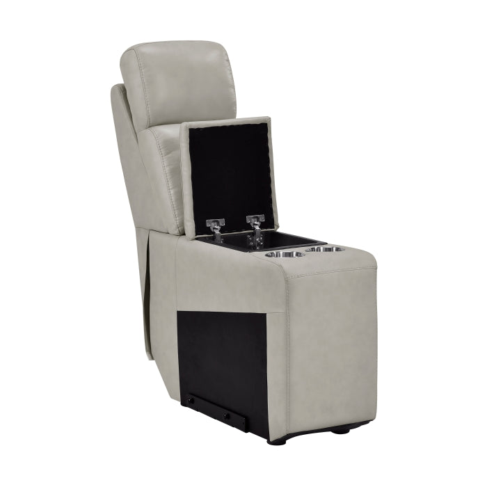 9199TPE*6LRRRPWH (6)6-Piece Modular Power Reclining Sectional with Power Headrests and Charging Ports - 9199TPE*6LRRRPWH