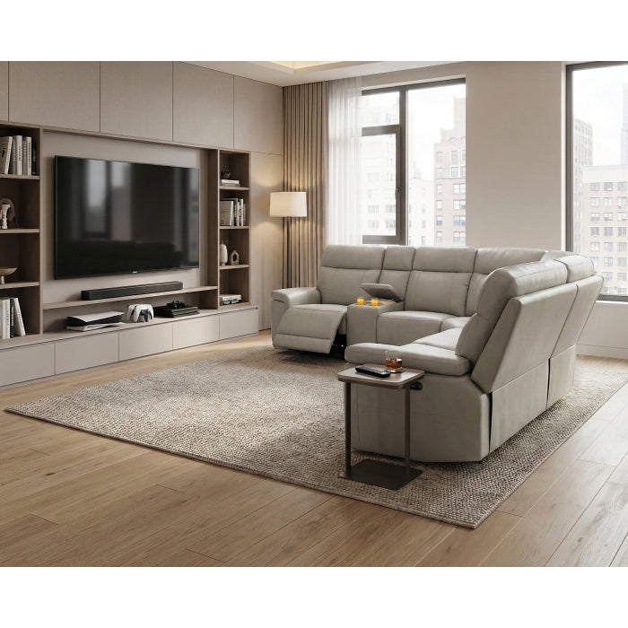 9199TPE*6LRRRPWH (6)6-Piece Modular Power Reclining Sectional with Power Headrests and Charging Ports - 9199TPE*6LRRRPWH