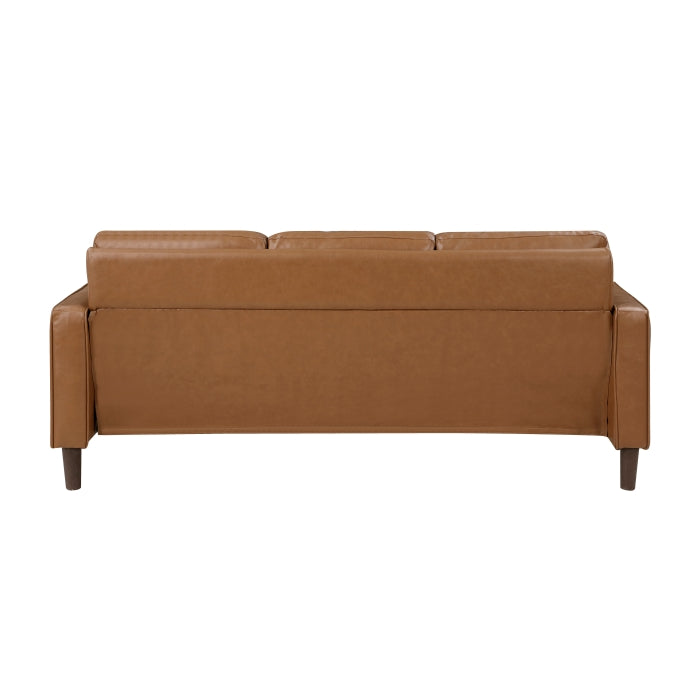 9203BRW*2 2pc Set: Sofa, Love - 9203BRW*2