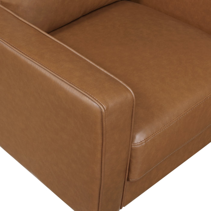 9203BRW*2 2pc Set: Sofa, Love - 9203BRW*2