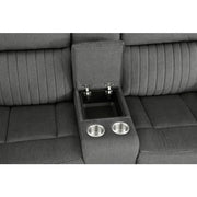 9204CC-2PW Power Double Reclining Love Seat with Center Console - 9204CC-2PW