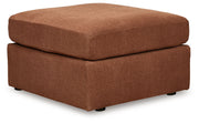 Modmax 6-Piece RAF Chaise Sectional with Ottoman and Storage Console in Spice from Ashley - Luna Furniture