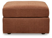 Modmax 6-Piece LAF Chaise Sectional with Ottoman and Storage Console in Spice from Ashley - Luna Furniture