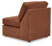 Modmax 5-Piece Sectional with Swivel Glider Recliner in Spice from Ashley - Luna Furniture