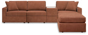Modmax Spice 4-Piece Sectional with Ottoman from Ashley - Luna Furniture