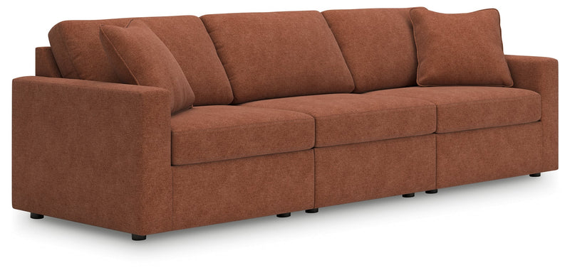 Modmax Sofa, Loveseat and Recliner in Spice from Ashley - Luna Furniture