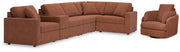 Modmax 6-Piece Sectional with Recliner in Spice from Ashley - Luna Furniture