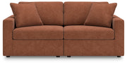 Modmax Sofa, Loveseat and Recliner in Spice from Ashley - Luna Furniture