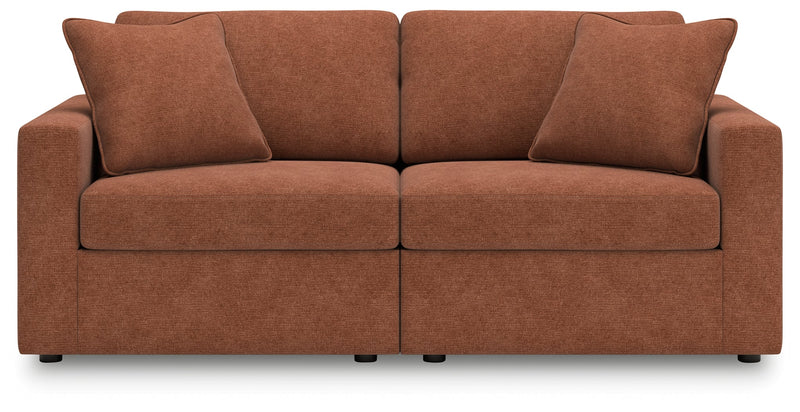 Modmax Sofa, Loveseat and Recliner in Spice from Ashley - Luna Furniture