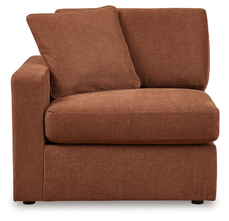 Modmax 5-Piece Sectional with Swivel Glider Recliner in Spice from Ashley - Luna Furniture
