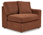 Modmax 5-Piece Sectional with Swivel Glider Recliner in Spice from Ashley - Luna Furniture