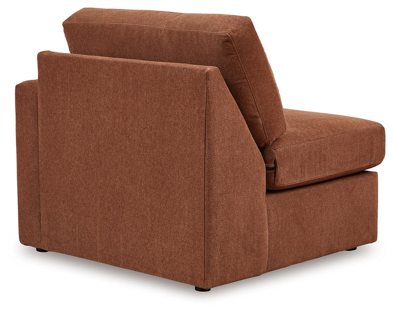Modmax 5-Piece Sectional with Swivel Glider Recliner in Spice from Ashley - Luna Furniture