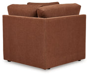 Modmax Spice 6-Piece LAF Sectional with Ottoman and Console with Audio System from Ashley - Luna Furniture