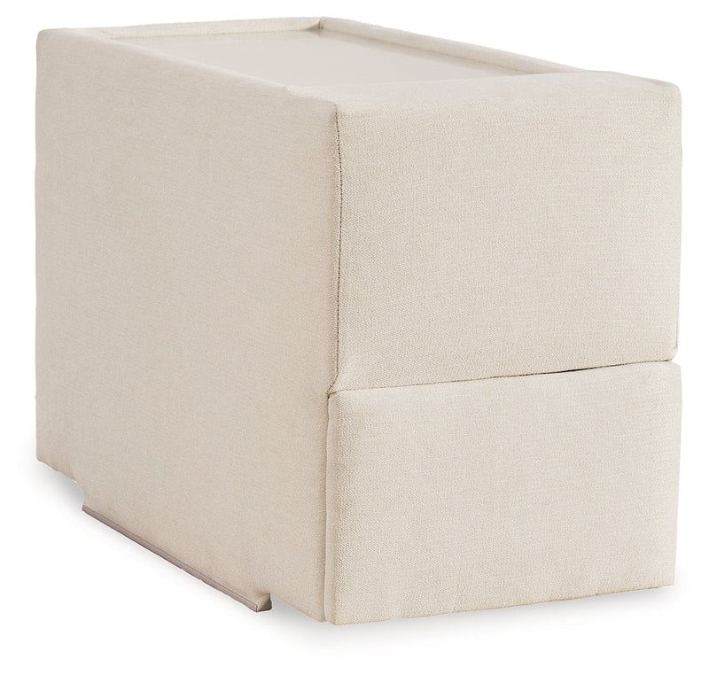 Modmax 6-Piece Sectional with Ottoman and Console with Storage in Oyster from Ashley - Luna Furniture