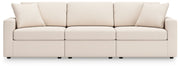 Modmax Sofa, Loveseat and Recliner in Oyster from Ashley - Luna Furniture