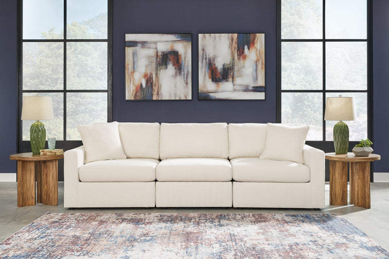 Modmax Sofa, Loveseat and Recliner in Oyster from Ashley - Luna Furniture