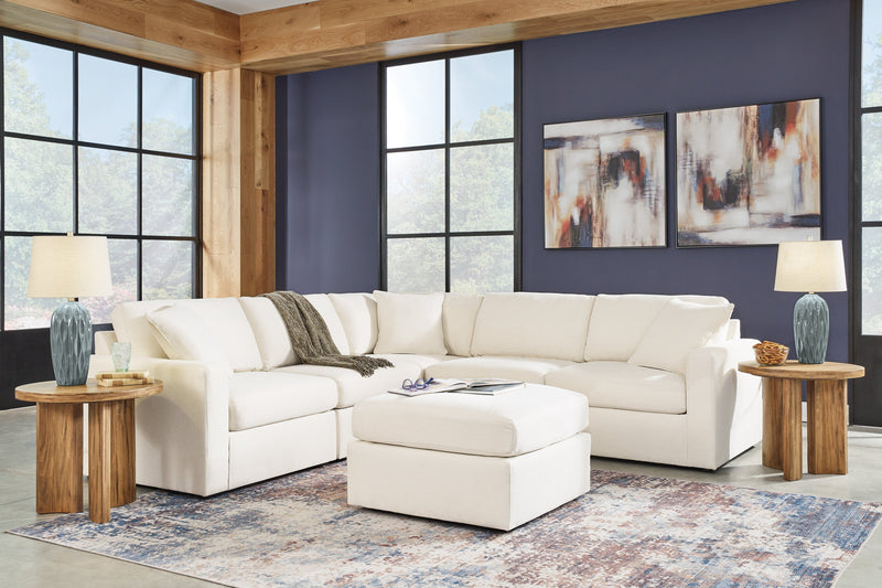 Modmax 5-Piece Sectional with Ottoman in Oyster from Ashley - Luna Furniture