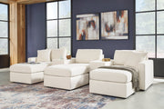 Modmax 5-Piece Sectional with Ottoman and 2 Consoles with Storage in Oyster from Ashley - Luna Furniture
