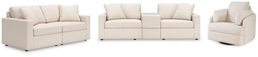 Modmax Oyster Sofa, Loveseat and Recliner from Ashley - Luna Furniture