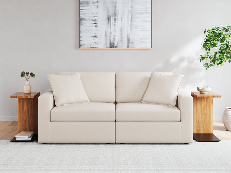 Modmax Oyster Sofa and Loveseat from Ashley - Luna Furniture