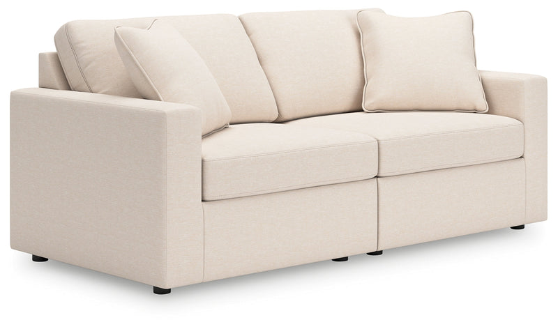 Modmax Sofa, Loveseat and Recliner in Oyster from Ashley - Luna Furniture