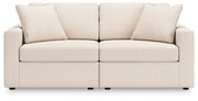 Modmax Sofa, Loveseat and Recliner in Oyster from Ashley - Luna Furniture