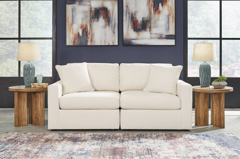 Modmax Sofa, Loveseat and Recliner in Oyster from Ashley - Luna Furniture