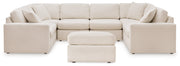 Modmax 6-Piece Symmetrical Sectional with Ottoman in Oyster from Ashley - Luna Furniture