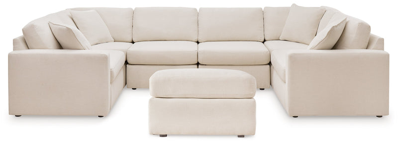 Modmax 6-Piece Symmetrical Sectional with Ottoman in Oyster from Ashley - Luna Furniture