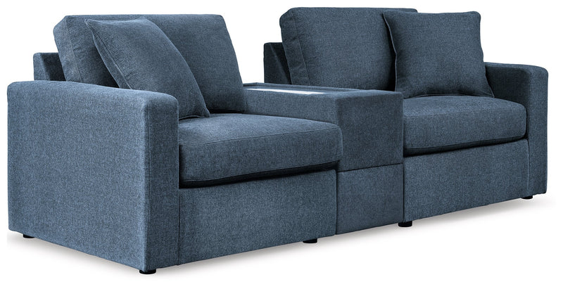 Modmax Sofa, Loveseat and Recliner in Ink from Ashley - Luna Furniture