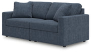 Modmax Sofa, Loveseat and Recliner in Ink from Ashley - Luna Furniture